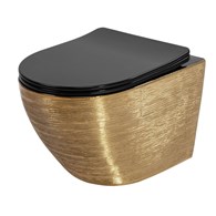 WC - CARLO MINI TORNADO BRUSH GOLD BLACK