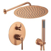 ZESTAW NATRYSKOWY JS-622711BRG ARGON MIEDŹ SZCZOTK