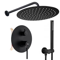 ZESTAW PODTYNKOWY JS-7029B FOSS CLIF CZARNY