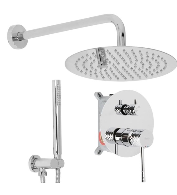 ZESTAW NATRYSKOWY PODTY LUNGO DIAMOND CHROM + BOX