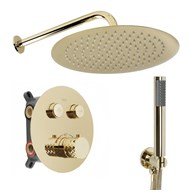 ZESTAW NATRYSKOWY PODTY LUNGO DIAMOND ZŁOTY TERMOS