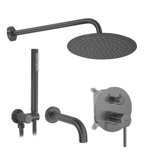 ZESTAW NATRYSKOWO-WANNOWY Z WYLEWKĄ LUNGO TYTAN