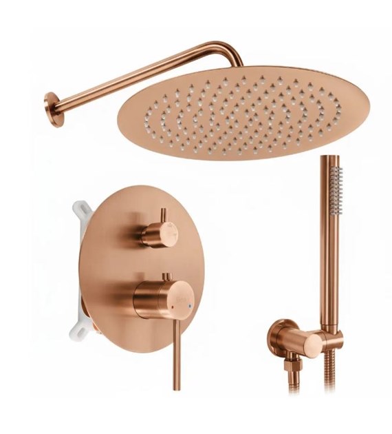 ZESTAW PODTYNKOWY JS-7029BRG FOSS CLIF MIEDŹ SZCZO