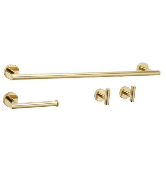 KOMPLET WIESZAKÓW ŁAZIENKOWYCH ARI GOLD