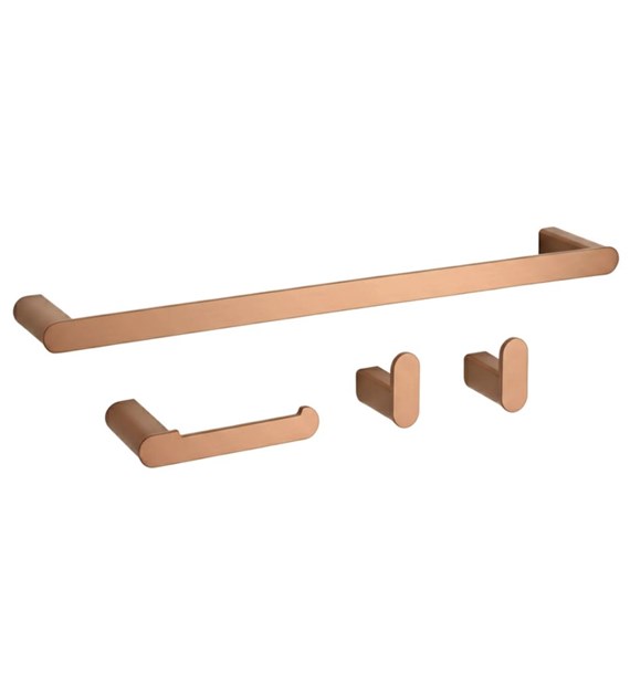 KOMPLET WIESZAKÓW ŁAZIENKOWYCH MATI BRUSH COPPER