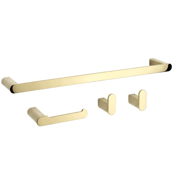 KOMPLET WIESZAKÓW ŁAZIENKOWYCH MATI GOLD