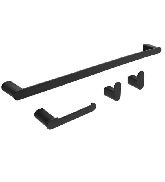 KOMPLET WIESZAKÓW ŁAZIENKOWYCH MATI BLACK