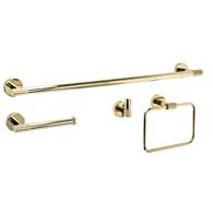 KOMPLET WIESZAKÓW ŁAZIENKOWYCH GRID GOLD