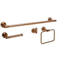 KOMPLET WIESZAKÓW ŁAZIENKOWYCH GRID BRUSH COPPER