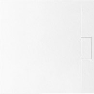 BRODZIK BAZALT WHITE 90x90 + SYFON