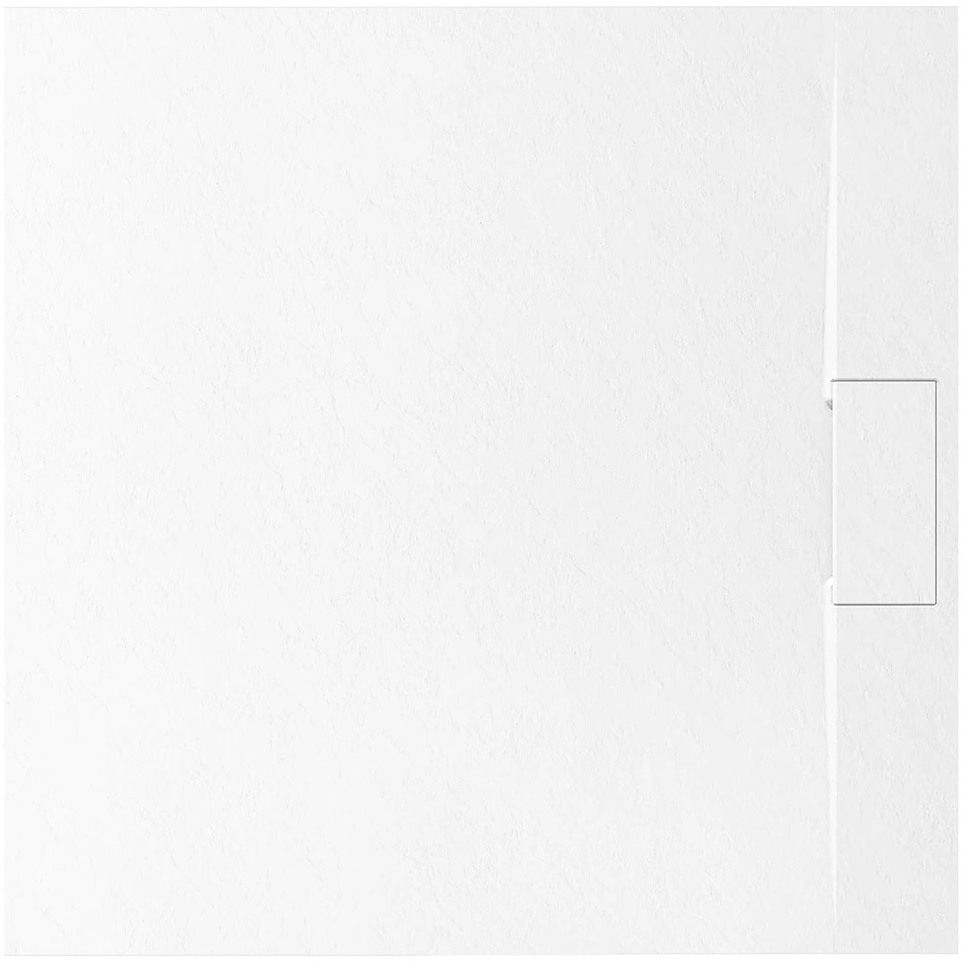 BRODZIK BAZALT WHITE 90x90 + SYFON