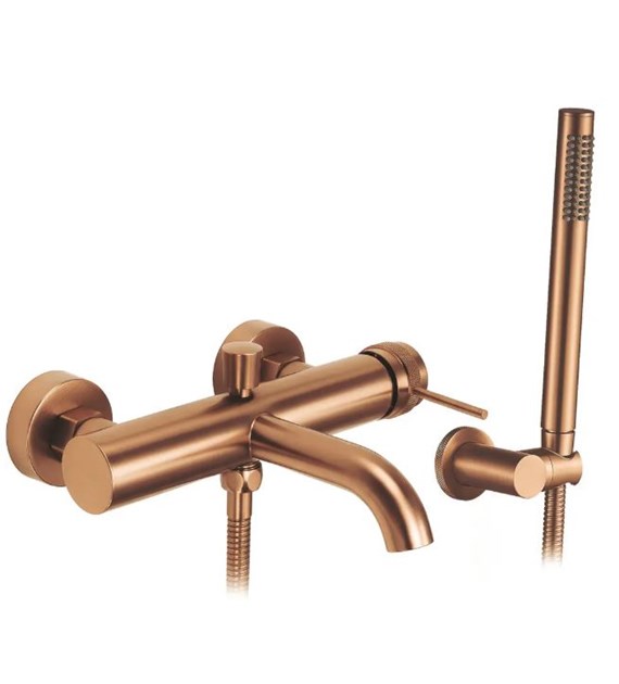 BATERIA WANNOWA LUNGO GRIP MIEDŹ SZCZOTKOWANA