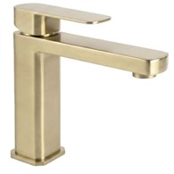 BATERIA UMYWALKOWA ARLO ZŁOTA SZCZOTKOWANA NISKA