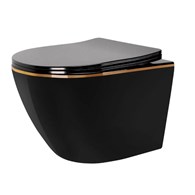 WC - CARLO MINI TORNADO BLACK GOLD EDGE