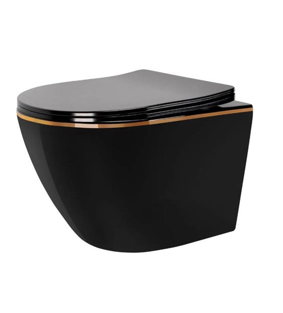 WC - CARLO MINI TORNADO BLACK GOLD EDGE