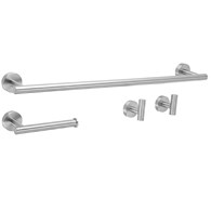 KOMPLET WIESZAKÓW ŁAZIENKOWYCH ARI BRUSH NIKIEL