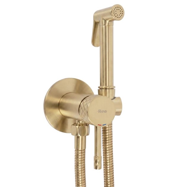 BATERIA BIDET PODTYN LOOP LUNGO DIAMOND ZŁOTA SZCZ