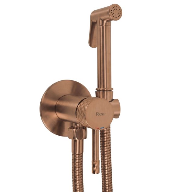 BATERIA BIDET PODTYN LOOP LUNGO DIAMOND MIEDŹ SZCZ