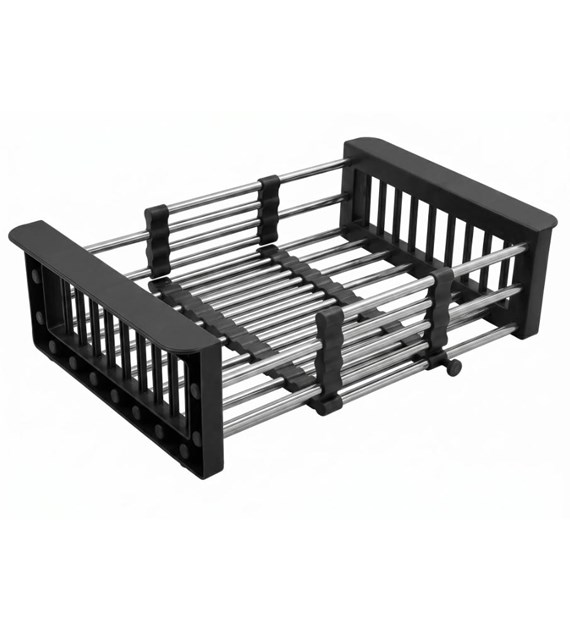 P14487 KOSZYK TELESKOPOWY BLACK