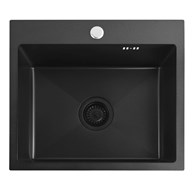ZLEWOZMYWAK LEO 50 BLACK + AKCESORIA 3EL GREY